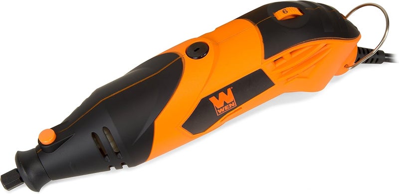 Wen 23114 1.4-Amp High-Powered Variable Speed Rotary Tool with Cutting Guide, LED Collar, 100+ Accessories, Carrying Case and Flex Shaft - Image 4