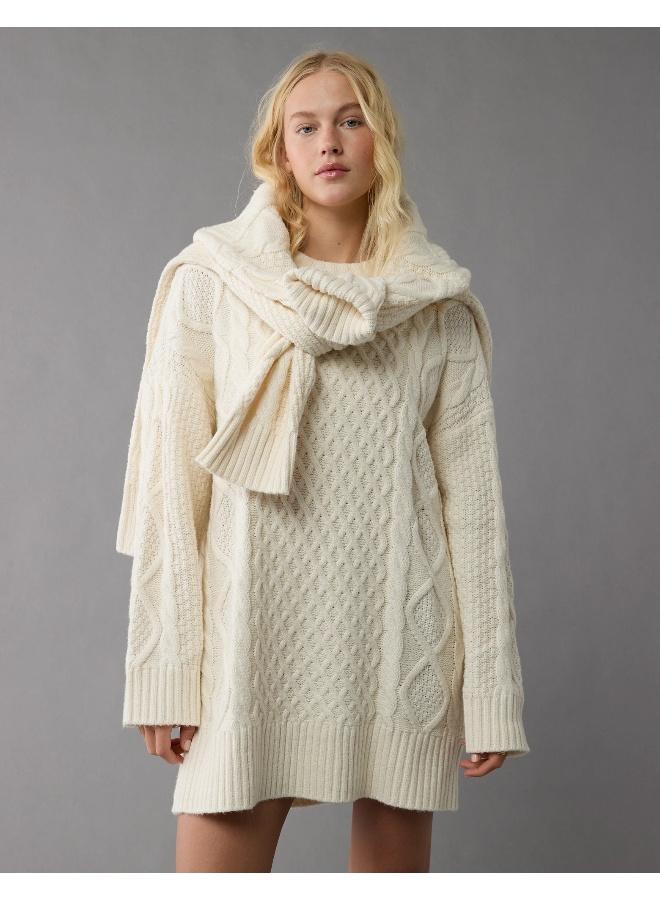 American Eagle Cable-Knit Sweater Dress - Image 5