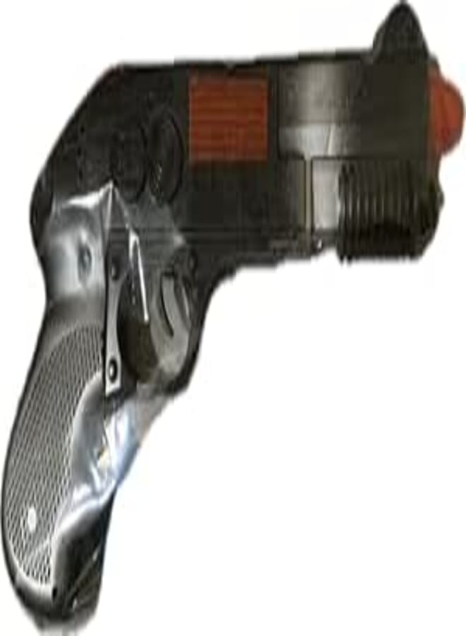 Plastic Gun Toy Beautiful And Dazzling Shape Black