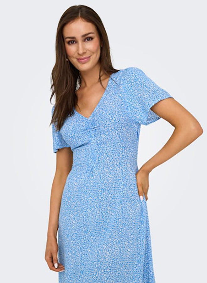 ONLY ONLY Womens Ancona Shortsleeve V-Neck Dress  - Image 1