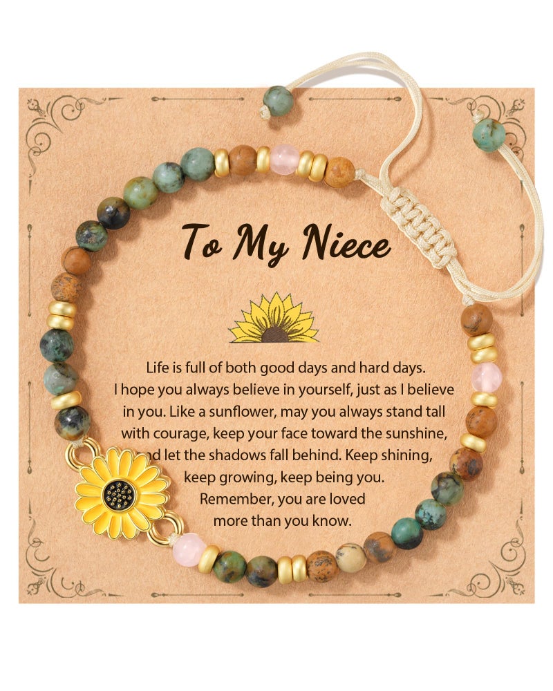Tarsus Niece Gifts from Auntie, Christmas Birthday Gifts for Niece Bracelet Jewelry from Aunt - Image 1