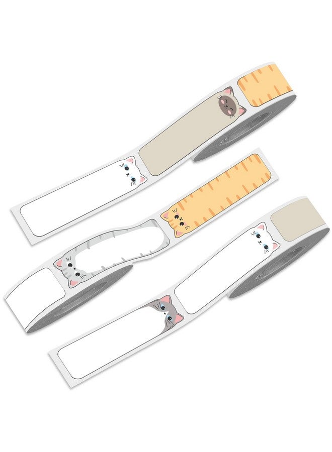phomemo D30 3 Roll Adhesive Kitty Series Label Paper 0.47"X1.57" (12Mm X 40Mm) For Labeling Kid Items, For School, Organization, 160 Labels For Each Roll - Image 1