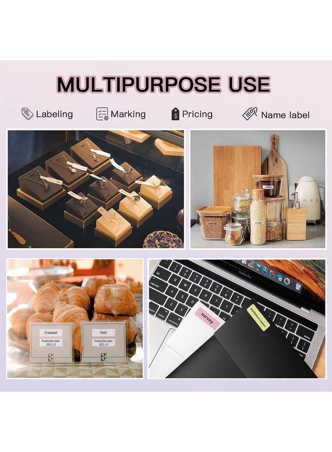 phomemo D30 3 Roll Adhesive Kitty Series Label Paper 0.47"X1.57" (12Mm X 40Mm) For Labeling Kid Items, For School, Organization, 160 Labels For Each Roll - Image 4