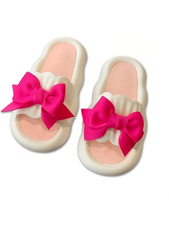 شيبشيب شبشب نسائي لطيف مع ربطة، صندل صيفي أنيق بنعل سميك على طراز السحاب، شبشب غير قابل للانزلاق للاستخدام في المنزل، غرفة النوم، والخارج - Image 1