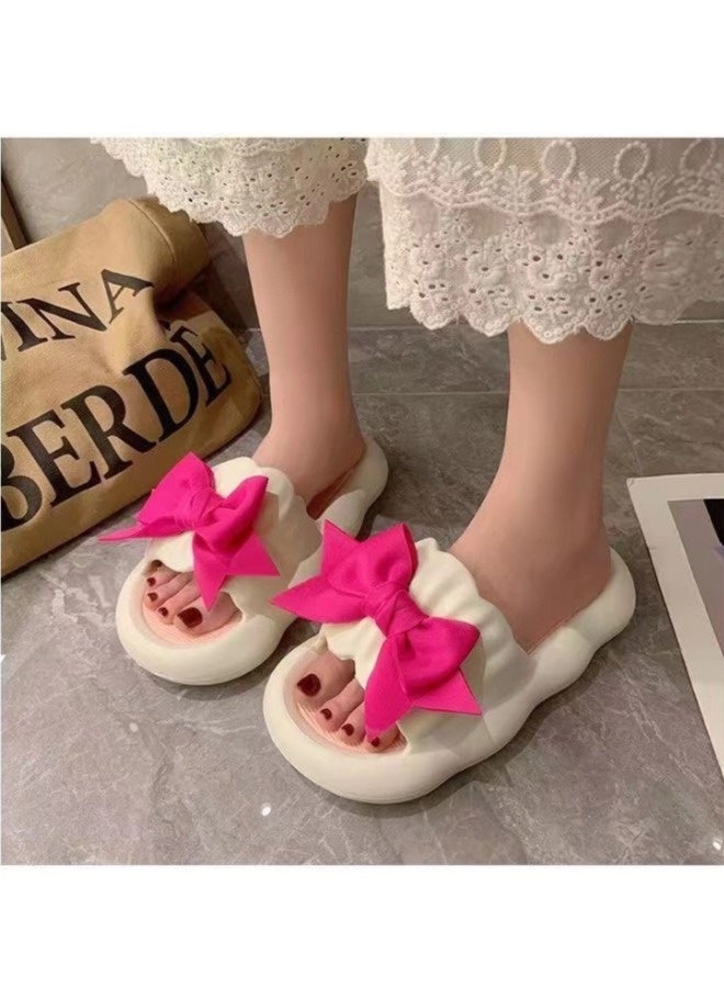 شيبشيب شبشب نسائي لطيف مع ربطة، صندل صيفي أنيق بنعل سميك على طراز السحاب، شبشب غير قابل للانزلاق للاستخدام في المنزل، غرفة النوم، والخارج - Image 5