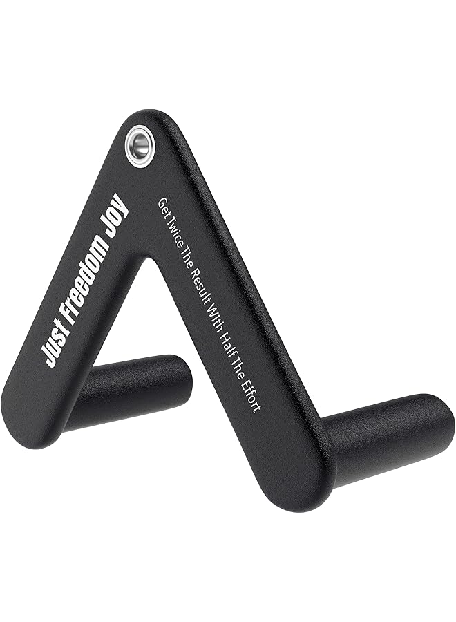 erorex Home Gym Fitness Tricep Press Down Cable Machine Attachment Lat Pulldown Attachment, Weight Machine Accessories V Handle With Rotation Tricep Rope, Rotating Bar V-Shaped Bar - Image 2