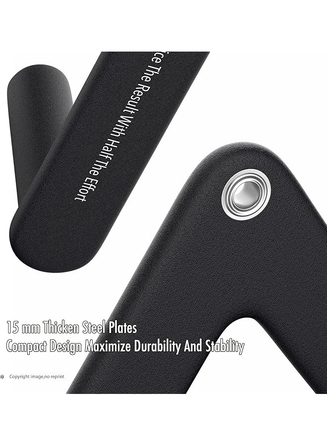 erorex Home Gym Fitness Tricep Press Down Cable Machine Attachment Lat Pulldown Attachment, Weight Machine Accessories V Handle With Rotation Tricep Rope, Rotating Bar V-Shaped Bar - Image 4