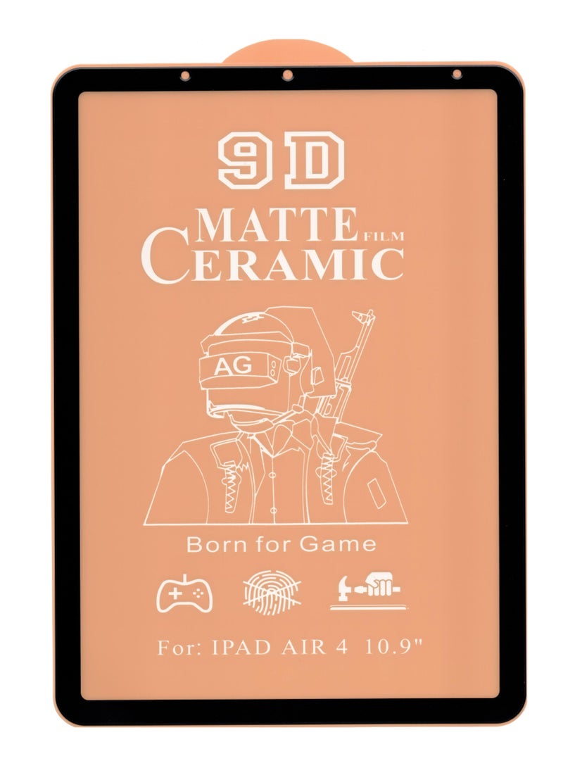 Waldic Ceramics Film Screen Protector For Apple i pad Air 4 10.9 - Black  - Image 1