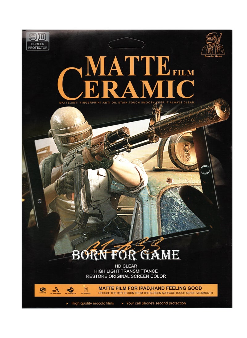 Waldic Ceramics Film Screen Protector For Apple i pad Air 4 10.9 - Black  - Image 2