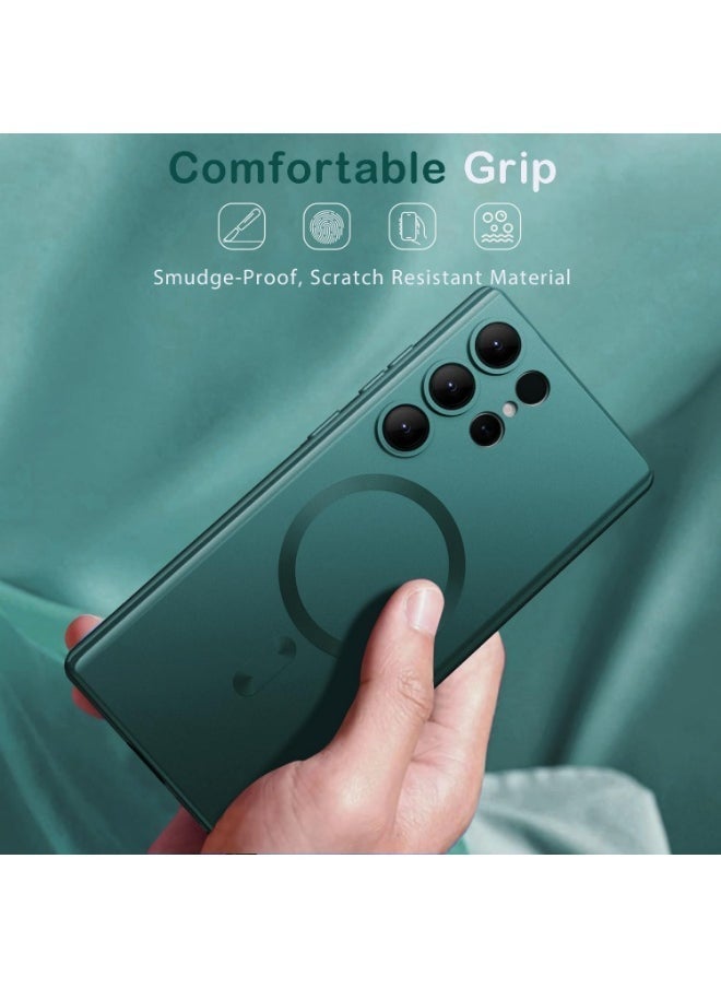 راكسوم غطاء حماية لهاتف سامسونج جالاكسي إس 23 ألترا، متوافق مع غطاء ماج سيف، غطاء مغناطيسي رفيع وخفيف لهاتف سامسونج جالاكسي إس 23 ألترا بشاشة 6.8 بوصة - Image 3