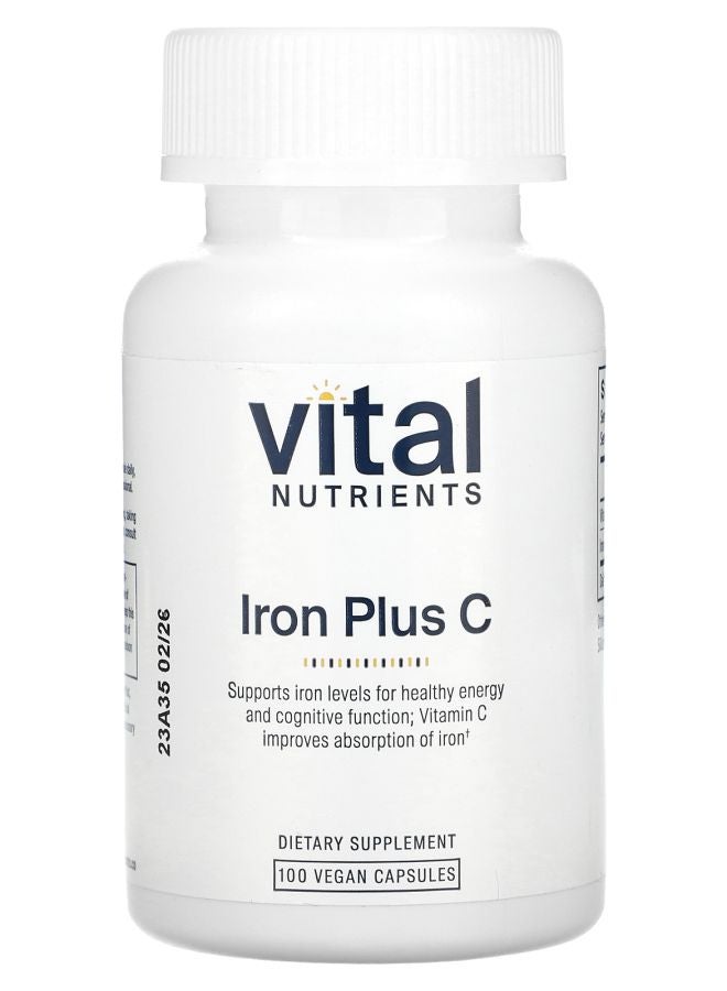 Iron Plus C 100 Vegan Capsules