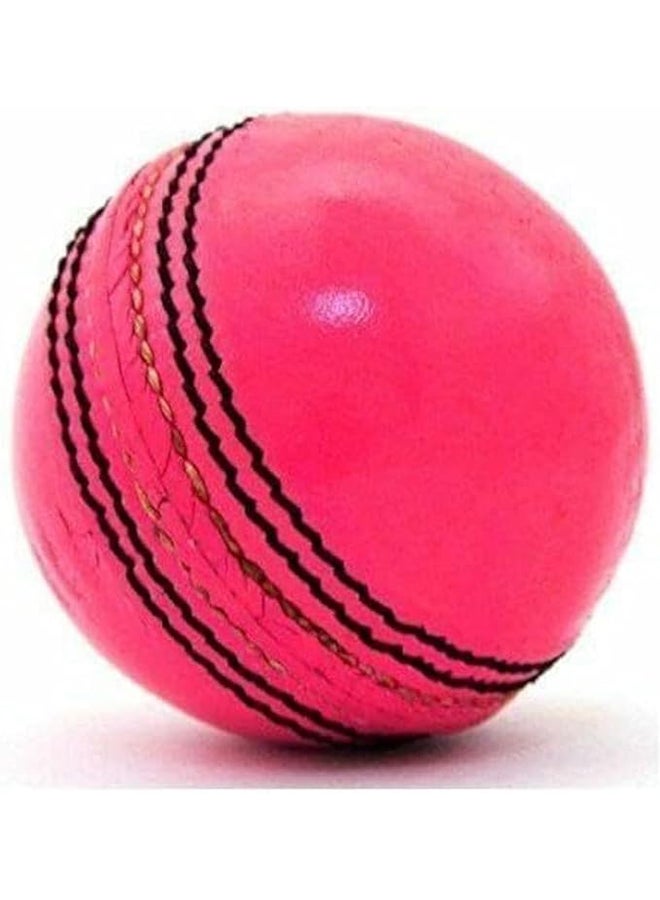 Karson Leather Cricket Ball, Pink