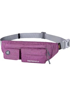 WATERFLY Fanny Pack for Women Men Water Resistant Small Waist Pouch Slim Belt Bag with 4 Pockets for Running Travelling Hiking Walking Lightweight Crossbody Chest Bag Fit All Phones? - pzsku/Z7A56AAC137467CD539BEZ/45/_/1738409615/eab38dc5-1264-467d-ac0a-e2dab97c40c0