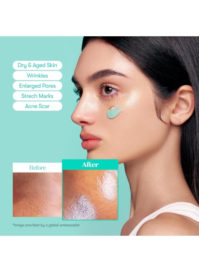 ك أو إي سي كريم كبسولة PDRN 100، مرطب الوجه المرطب مع 100،000 جزء في المليون PDRN، حمض الهيالورونيك، 9 الببتيدات، كريم مغذي لتثبيت وسحب، العناية بالبشرة الكورية (1.69 أوقية فلورية) - Image 2