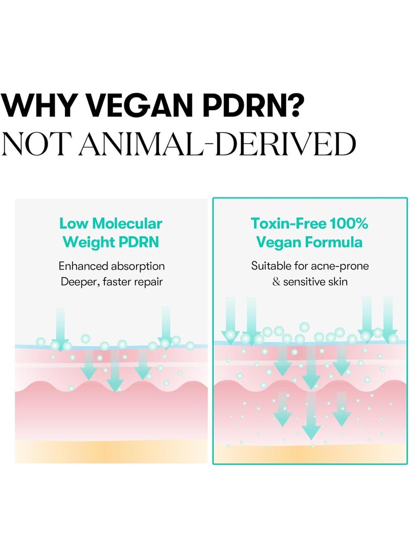 ك أو إي سي كريم كبسولة PDRN 100، مرطب الوجه المرطب مع 100،000 جزء في المليون PDRN، حمض الهيالورونيك، 9 الببتيدات، كريم مغذي لتثبيت وسحب، العناية بالبشرة الكورية (1.69 أوقية فلورية) - Image 4