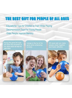 Garlo 3D Gravity Memory Sequential Maze Ball Puzzle Toy Gifts for Kids Adults - Challenges Game Lover Tiny Balls Brain Teasers Game.  - Image 3