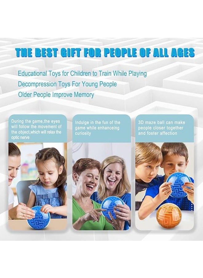 Garlo - 3D Gravity Memory Sequential Maze Ball Puzzle Toy Gifts for Kids Adults - Challenges Game Lover Tiny Balls Brain Teasers Game. - Image 1