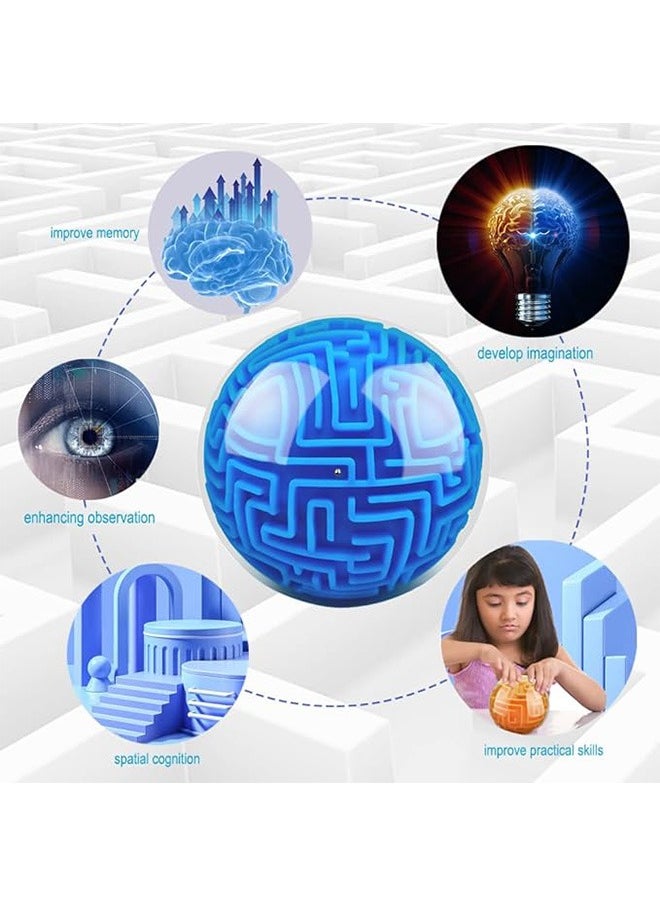 Garlo - 3D Gravity Memory Sequential Maze Ball Puzzle Toy Gifts for Kids Adults - Challenges Game Lover Tiny Balls Brain Teasers Game. - Image 1