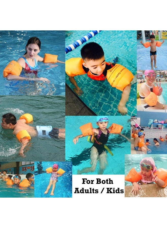 كونكويست أربطة ذراع سباحة CONQUEST للأطفال والكبار | عوامات ذراع | أجنحة سباحة | شريط عوامة سباحة | أكمام عوامات وحلقات سباحة (AR-2947-OR) - Image 5