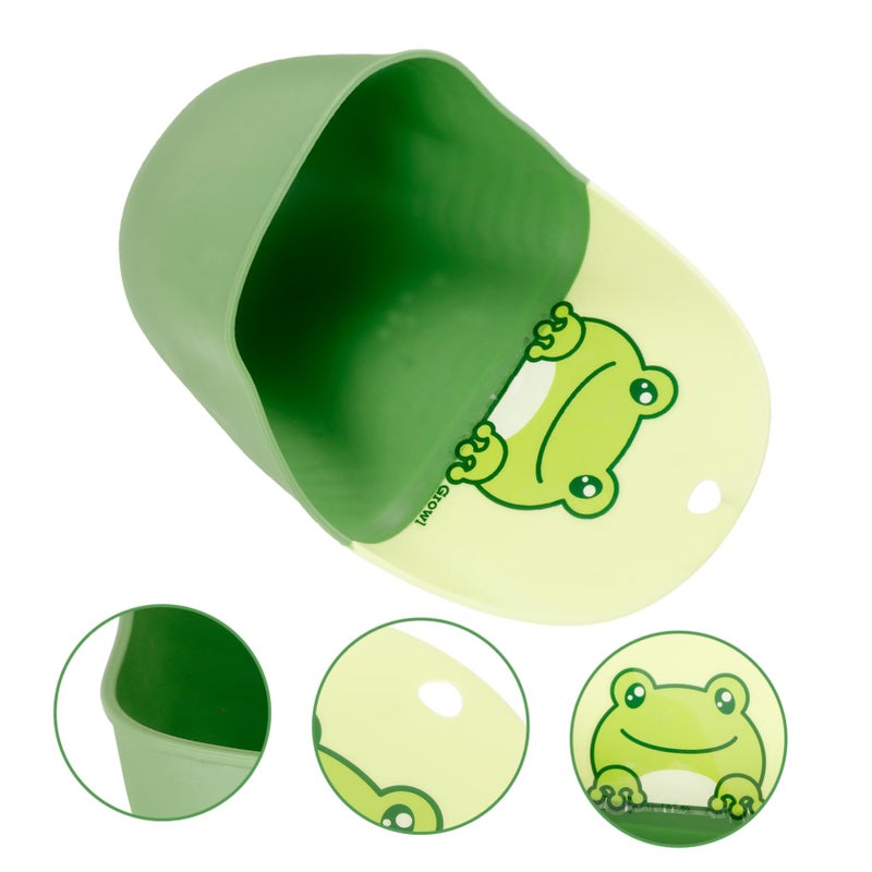 Portable Potty Training Urinal For Boys Wall Mounted Easy To Clean Frog Shape Green - Image 3