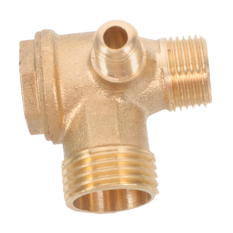 Copper Threaded Air Compressor Check Valve Non Return Pneumatic Tube Connector - Image 2