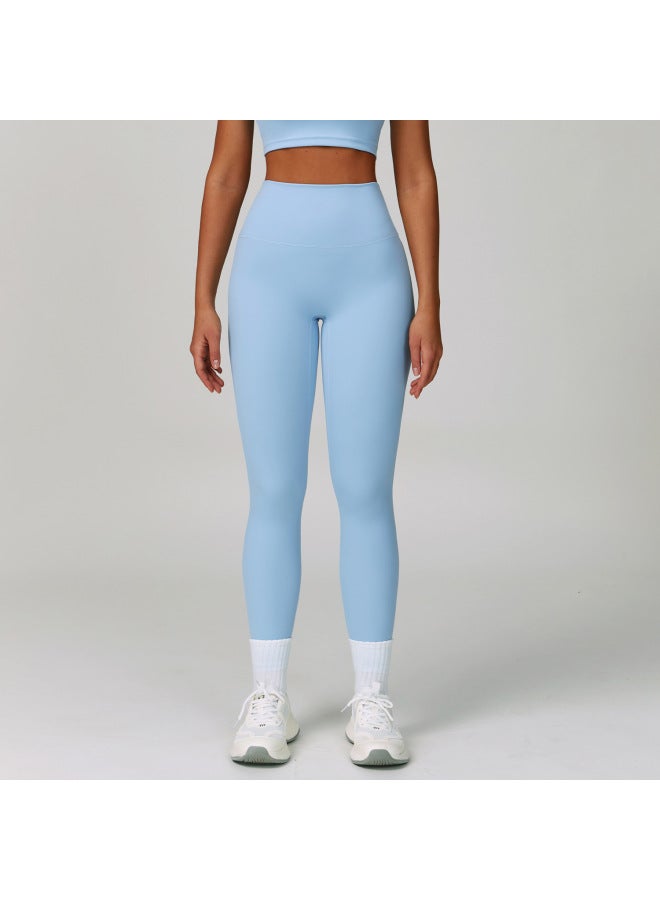 A Lot Of Lifting Yoga Pants High-waisted Tight-fitting Outdoor Cycling Fitness Sports Running Breathable Quick-drying Naked Yoga Pants - Image 3