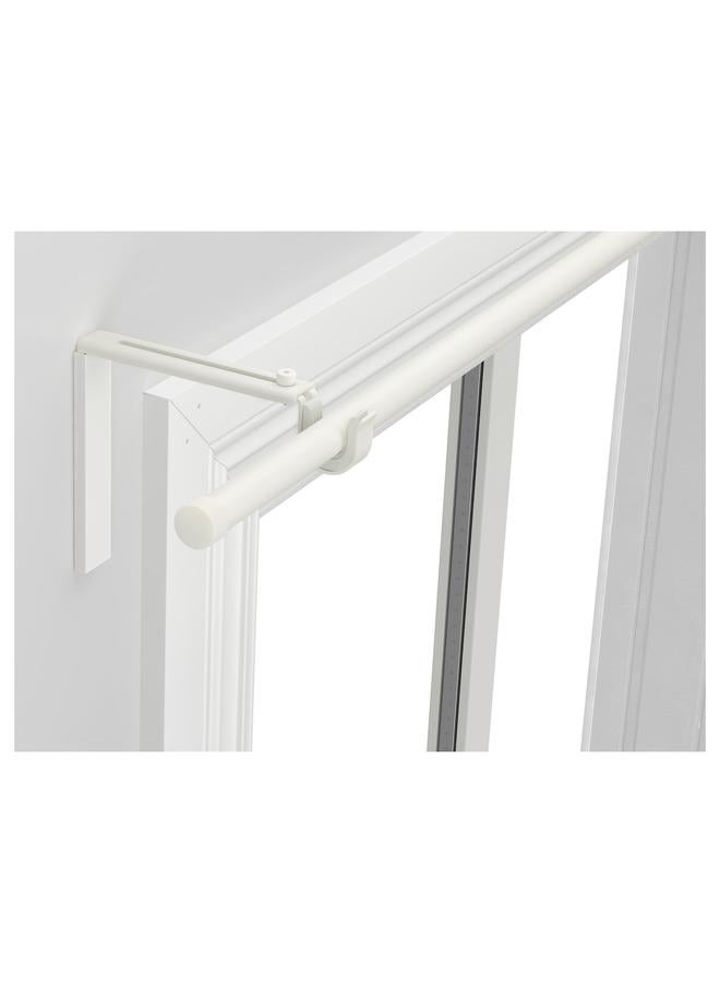 زبون مجموعة قضبان الستائر، أبيض، 120-210 سم - Image 2