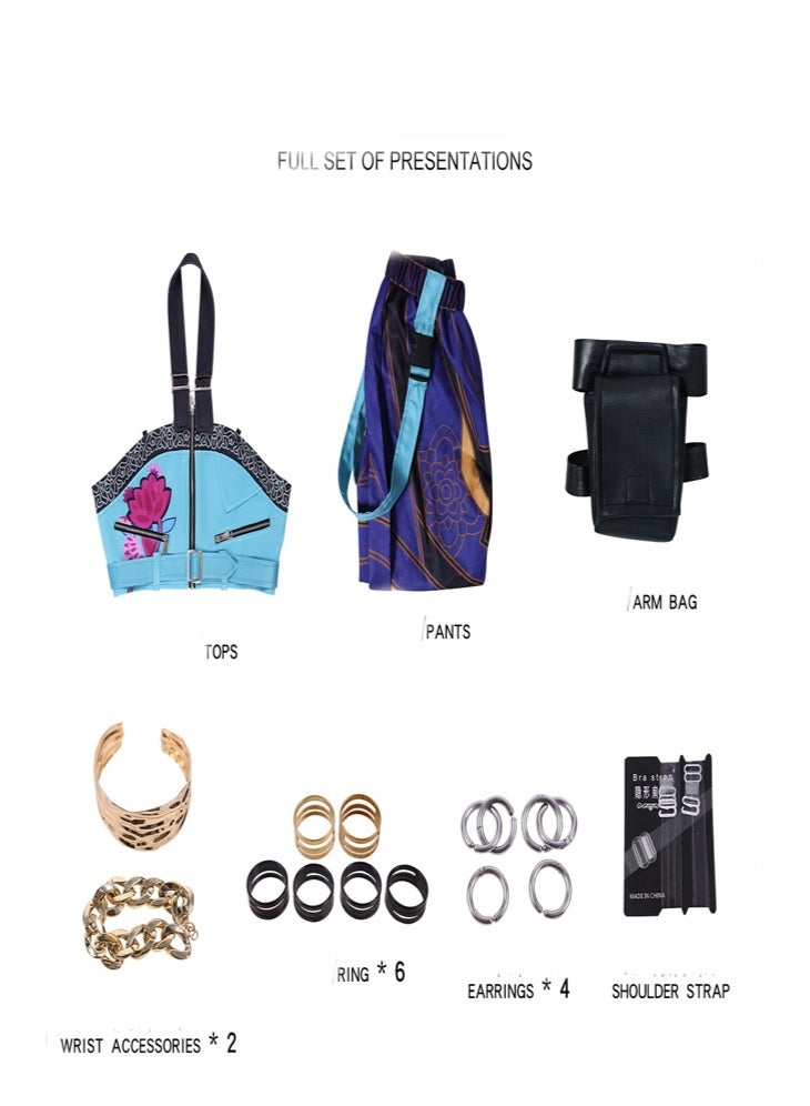 عام ك البوب الساحرة الصيادين زوي تأثيري حلي مجموعة كاملة الزي لعشاق ك البوب المتحمسين - Image 2