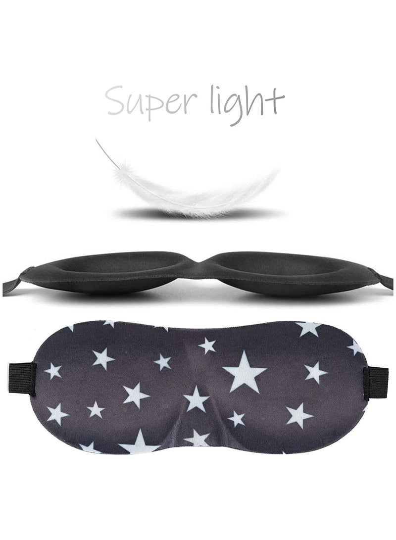 WAYA 3D Comfort Foam Sleep Eye Mask With Adjustable Strap 3D Tailored Cup With Adaptable Sponge - Image 2