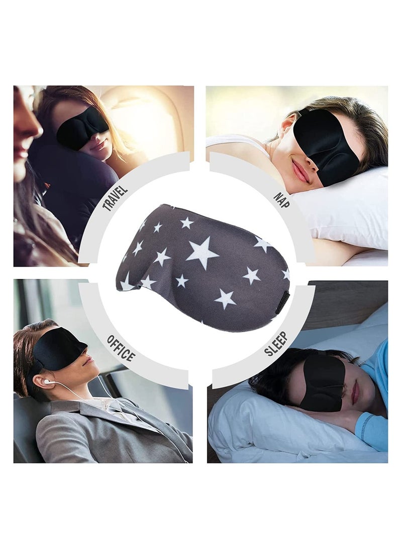 WAYA 3D Comfort Foam Sleep Eye Mask With Adjustable Strap 3D Tailored Cup With Adaptable Sponge - Image 5
