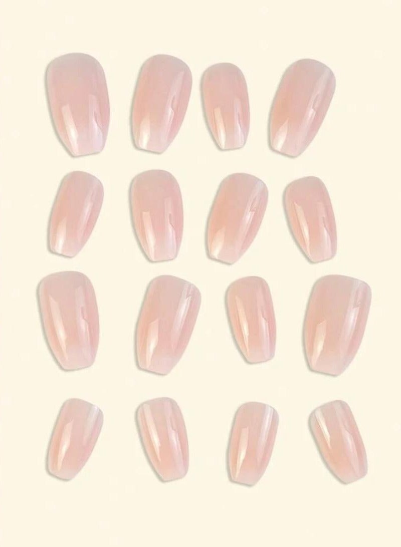 اظافر تركيب بتدرج باللون الوردي 24قطعة - Image 2