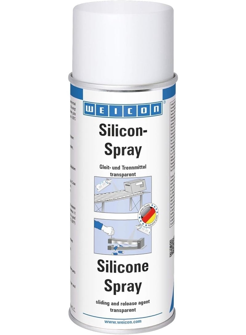 Weicon Silicone-Spray | 400 ml | Lubricant, separating, protective and care product