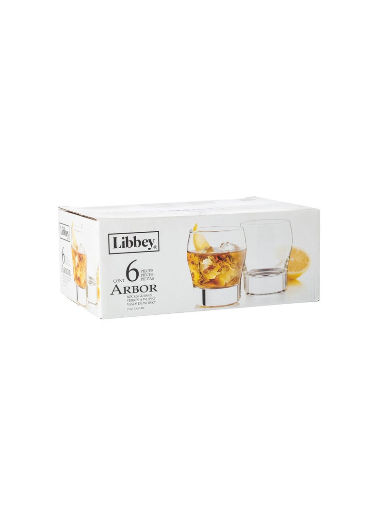 LIBBEY A Set Of  6 Pieces Glass Cups Consisting Of Clear multi-use Clear Glass - Image 3