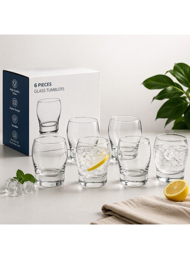 LIBBEY A Set Of  6 Pieces Glass Cups Consisting Of Clear multi-use Clear Glass - Image 1