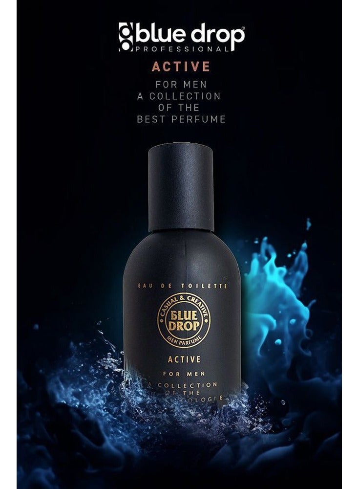 Blue Drop Gold Eau De Cologne100ml - Image 1