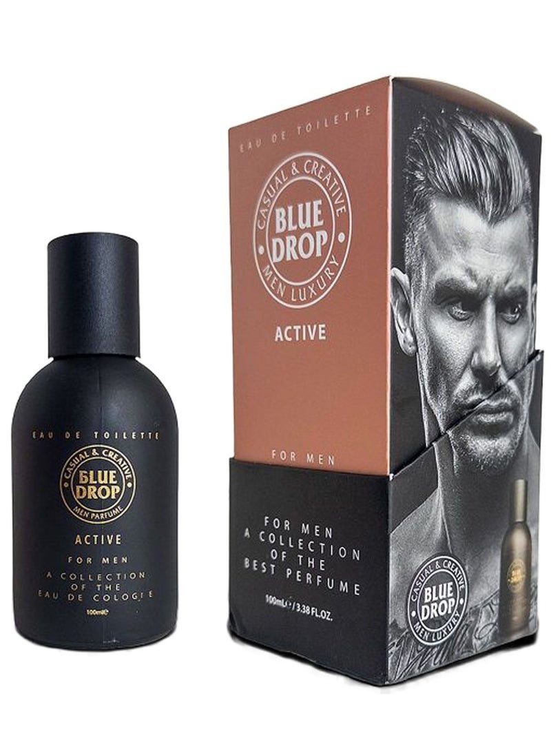 Blue Drop Gold Eau De Cologne100ml - Image 2