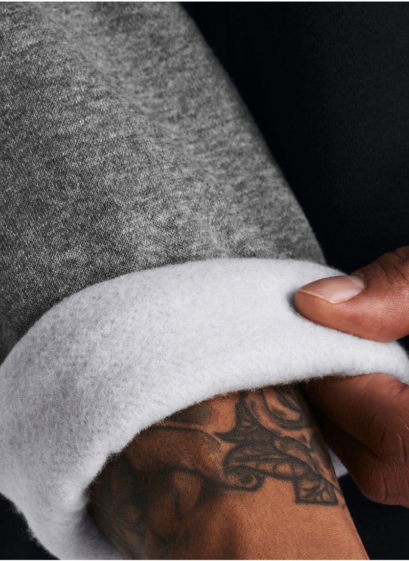 UNDER ARMOUR - Essential Fleece Blocked Hoodie - Image 1