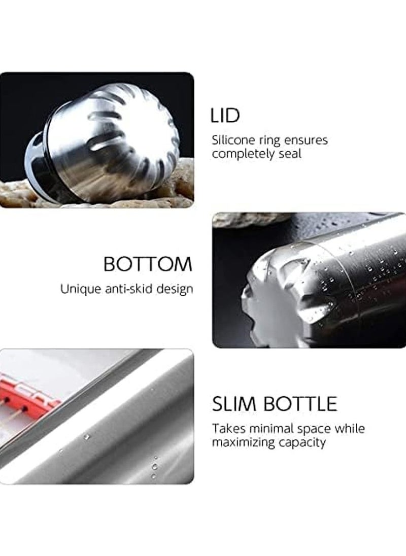 Cool Baby - Stainless Steel Water Bottles Easy to Clean Cola Shape Thermal Flask Rustproof for School Outdoor Sports for Camping Hiking Travel-750ML - Image 1