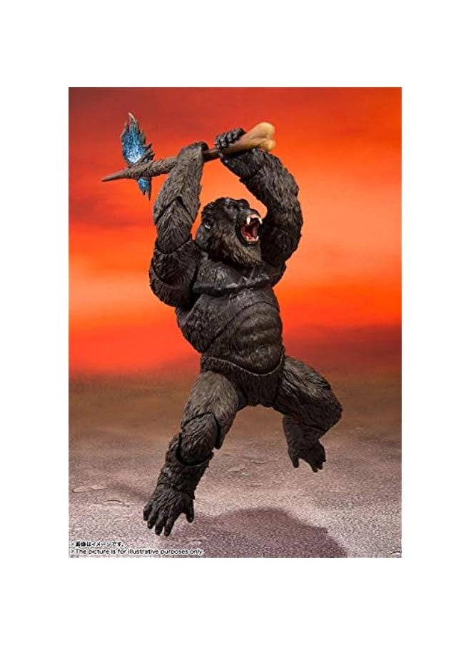 NIBEMINENT - - Godzilla VS. Kong from Movie (2021), Bandai Spirits S.H.MonsterArts Action Figure - Image 1