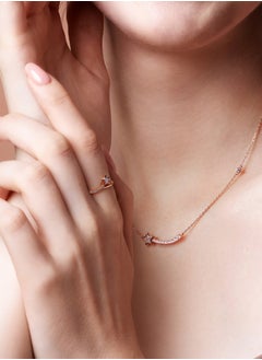 AWNL Polestar Wishing Necklace with 925 Sterling Silver 18k Rose Gold Pendant Gift for Women Wife Girlfriend  - Image 1
