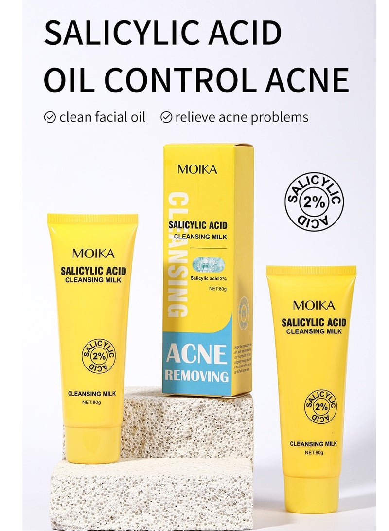 مويكا منظف حب الشباب بحمض الساليسيليك 80 جرام - Image 2