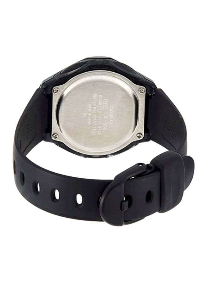 CASIO Kids Unisex Resin Digital Wrist Watch LW-200-1BVDF - Image 2