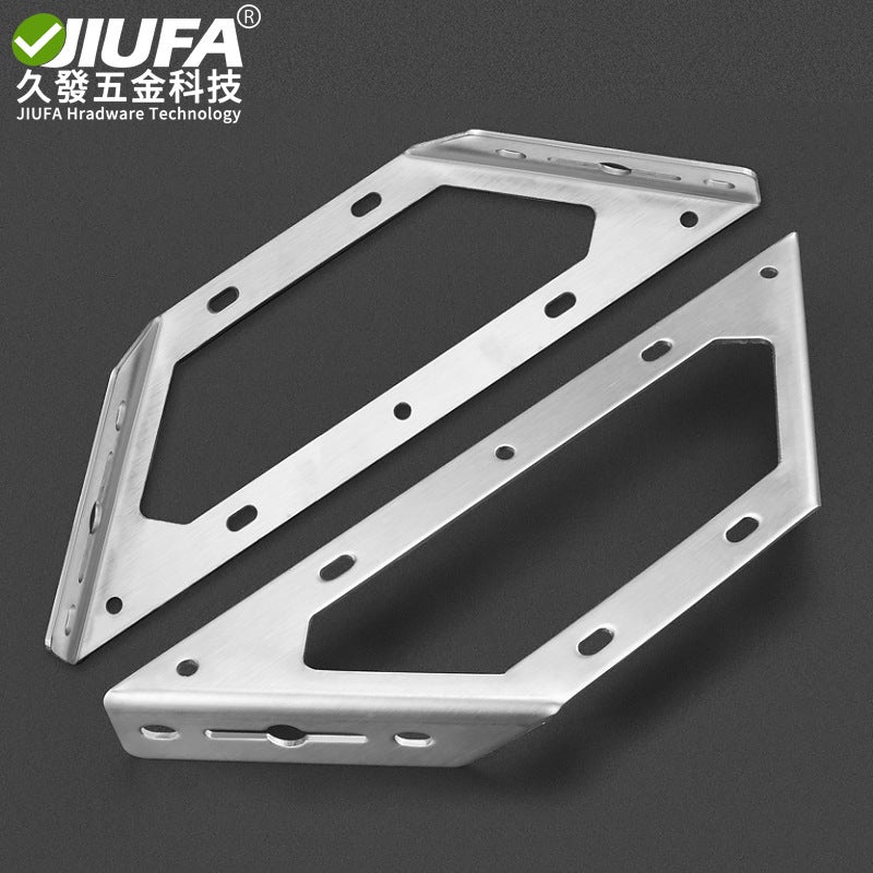 Stainless Steel Triangle Support Angle Code Cabinet Hanging Code Multi-Function Triangle Bracket Support Frame Trapezoidal Bed Angle Support - Image 4