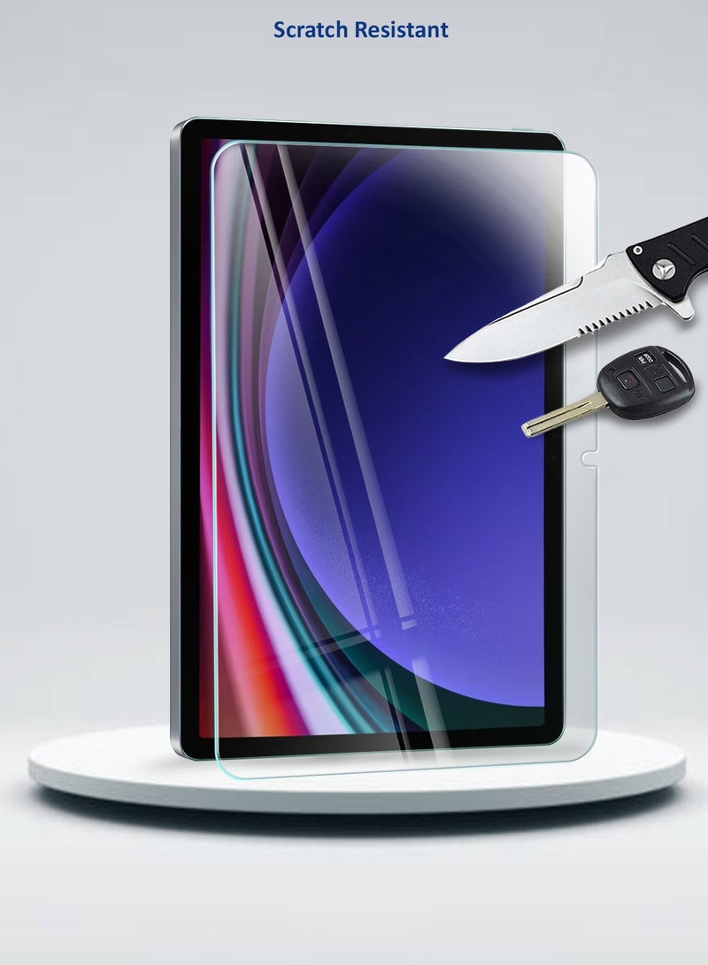 دبليو تيك سامسونج جالاكسي تاب S9 5G 11.0 بوصة 2023 واقي شاشة زجاجي 9H الترا اتش دي (TSG9CN) - شفاف - Image 5