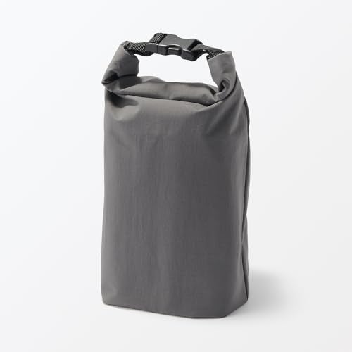 MUJI 84843068 Adjustable Height Lunch Bag Roll Top Type Small Gray - Image 3