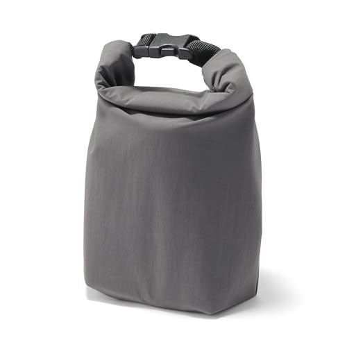 MUJI 84843068 Adjustable Height Lunch Bag Roll Top Type Small Gray - Image 1