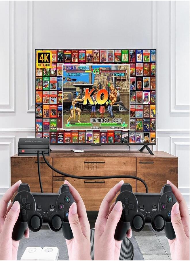 DETREND - 4K HD TV Game Station Box Classic Retro Game Console for PS1/MAME Built in 10000+ Games 64GB Mini Video Game Console Super - Image 1