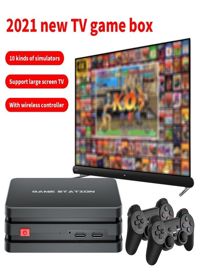 DETREND - 4K HD TV Game Station Box Classic Retro Game Console for PS1/MAME Built in 10000+ Games 64GB Mini Video Game Console Super - Image 1