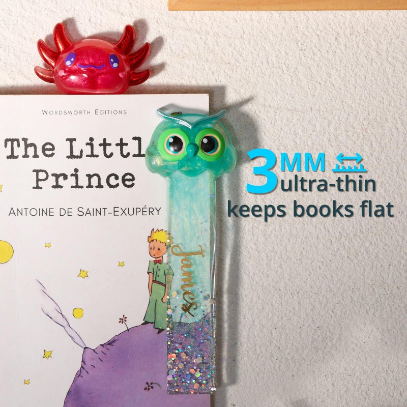 LET'S RESIN Bookmark Resin Molds, Cute UV Resin Bookmark Molds with Paperclip Pattern 3mm Thin,Bookmarks Silicone Molds for Epoxy Resin Crafts,Gifts for Book Lovers - Image 3