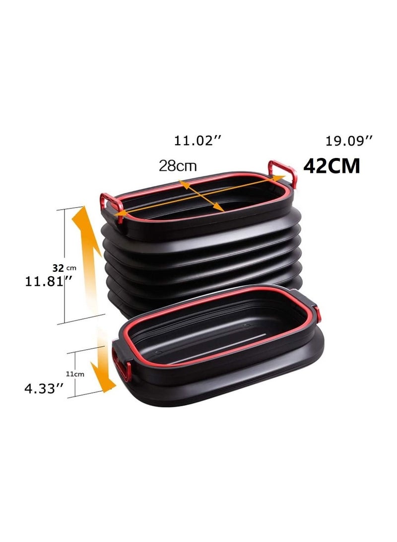 NESTER Collapsible Portable Plastic Container With Lid For Carrying Dishes Camping And Long Distance Trips - Image 5